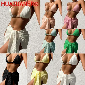 14 צבעים סקסי שלושה חלקים ביקיני סט נשים חורים מוצק בגדי ים בגדי ים בגד ים חוף ביקיני נקבה Banadores Mujer 2023