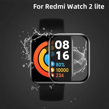 3D רך, סיבי זכוכית, סרט מגן מכסה Xiaomi Redmi לצפות 2 לייט Smartwatch מגן מסך תיק אביזרים 3D רך Fib