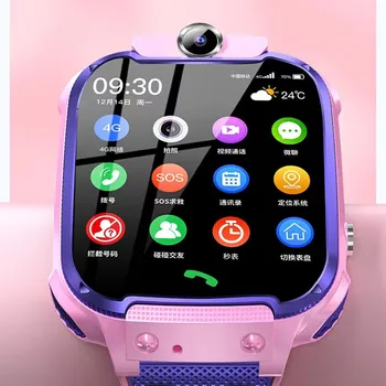 4G ילדים שעון חכם Sos מיקום המצלמה ילדים נייד טלפון קולו Smartwatch עם כרטיס Sim חכם שעונים לילדים רלו
