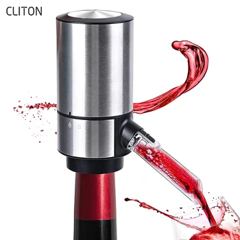 CLITON חשמלי יין Aerator מתקן נירוסטה בנגיעה אחת אוטומטית יין הגשה מוזגת יין אוורור בבית מסיבת בר