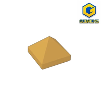 Gobricks GDS-837 לבנים להרכיב חלקיקים מרובע קמור הפירמידה תואם עם 22388 חינוכיים בניית צעצועים עבור הילד.