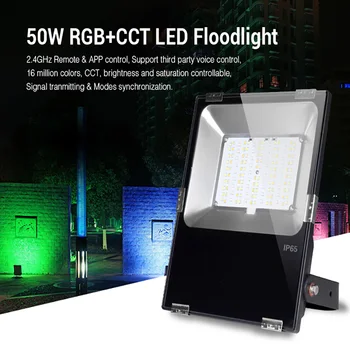 Miboxer FUTT02 50W RGB CCT LED Floodlight AC100~240V אטימות IP65 led חיצוני אור מנורת הגן Pulic Archittectural אור