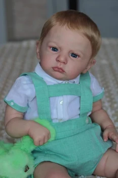 NPK 24inch קמרון מחדש התינוק הבובה כבר צבוע גמור בובה 3D עור נראים לעין ורידים גוף רך ונעים