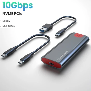 NVME M. 2 SSD המתחם,USB 3.1 Gen2 10 Gbps M. 2 מתאם PCI-E מ ' מפתח חיצוני NVMe מקרה עבור סמסונג/חיוני/WD/קינגסטון 2230 2280