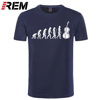 REM האבולוציה מוסיקה הבסיס שלום חולצת טי לגברים מצחיק Tshirts 100% כותנה