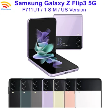 Samsung Galaxy Z Flip3 Flip 3 5G F711U1 95% חדש 6.7