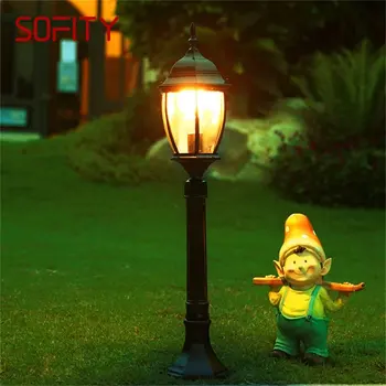 SOFITY חיצונית הדשא אור רטרו מנורת הגן תאורה LED אטימות IP65 הביתה דקורטיביים על החצר.