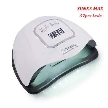 SUNX5 מקס 114W מקצועי 365+405nm UV LED מנורת על ציפורניים מייבש לק מכונת מתאים לריפוי כל ציפורן ג ' ל לק אמנות ציפורן כלי