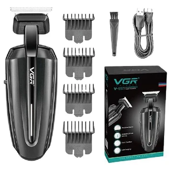 VGR אלחוטי גוזם שיער לגברים מקצועי חשמלי בעל זקן שיער קליפר נטענת שיער מכונת חיתוך ,להב יכול להיות אפס.