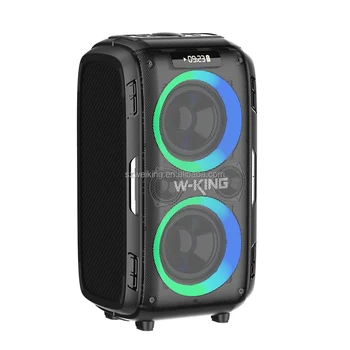 W-המלך T9 pro מלאה טווח תדרים נהג TWS בס עמוק נשמע 120W אור Bluetooth מסיבת תיבת רמקול