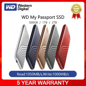 Western Digital WD את הדרכון שלי SSD 1TB NVMe חיצוני נייד כונן הזיכרון המוצק 500GB סוג C-USB3.2 מוצפן נייד קשיח.