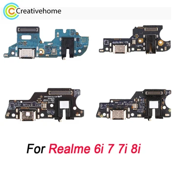 המקורי נמל הטעינה לוח Realme 6i RMX2040 Realme 7i RMX2103 Realme 7 4G Realme 8i