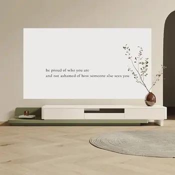 טלוויזיה ארון בשילוב עץ מלא סט מלא של נשלף צבע נורדי אפייה צבע מודרני מינימליסטי חדר מגורים יחידה קטנה פלו