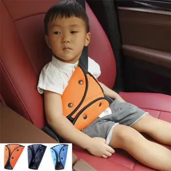 ילד מושב רכב חגורה כיסוי משולש נגד חניקה חגורת הבטיחות שמאי חגורת הבטיחות הגנה כרית לתינוק ילדים אביזרי רכב