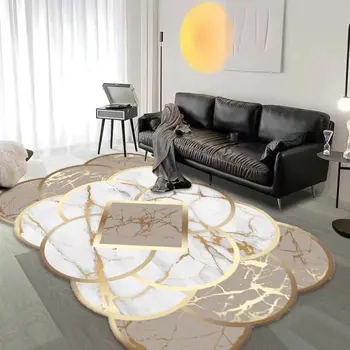 יצירתי Heterogonal השטיח בסלון קישוט שטיחים באיכות גבוהה שטיחים בחדר השינה עיצוב הבית מחצלת טרקלין חדר ילדים השטיח