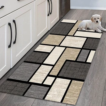 מודרני גיאומטרי מטבח שטיחון הכניסה לבית, הדלת שטיח נגד החלקה, שטיחים בסלון עיצוב השטיח נורדי מרפסת קומה מחצלות, שטיחים