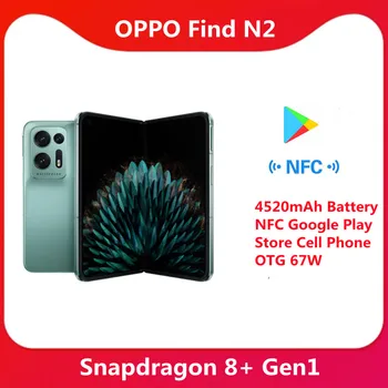 מקורי OPPO find N2 קיפול Flagsh 5G טלפון חכם 120HZ Snapdragon 8+ Gen1 4520mAh סוללה NFC-Google Play חנות טלפון סלולרי OTG