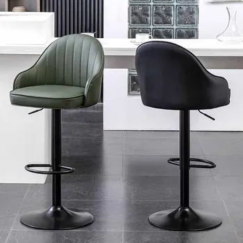 סיבוב מעצב יהירות גבוה במשרד בר כסא ספר כסא מתכוונן קפה סלון כיסא המחשב רך Sillas בר רהיטים XY50BC