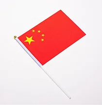 סין דגל סיני קטן מקל מיני החזיק ביד דגלים, קישוטים