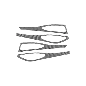 עבור אלפא רומיאו ג ' וליה 2015-2023 סיבי פחמן המכונית פאנל הדלת לקצץ עיצוב פסי מדבקה הפנים אביזרים