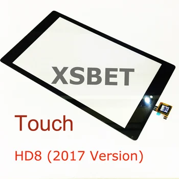 עבור אמזון קינדל אש HD 8 HD8 (2017 גרסה) מסך מגע דיגיטלית קדמית זכוכית, חיישן+כלים