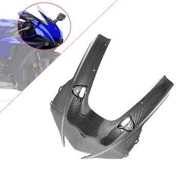 עבור ימאהה YZFR1 YZF R1 R1M 2020 2021 2022 אופנוע ABS סיבי פחמן קדמי פנס הוד Fairing פנל כיסוי האף ראש ברדס
