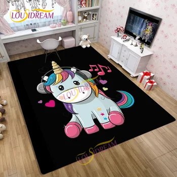 קריקטורה משחק ילדים אזור משחקים בפלאש שטיח מחצלת-קרן שטיחים בבית חדר שינה שטיח מטבח מסדרון באזור השטיח תמיכה אישית