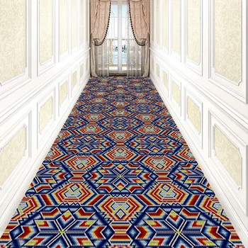 ריס לובי שטיחים סלון, חדר השינה, המרפסת שטיחים מקסיקני הויצ ' ול סגנון אמנות מופשטת מסדרון מסדרון אולם הכניסה Customable