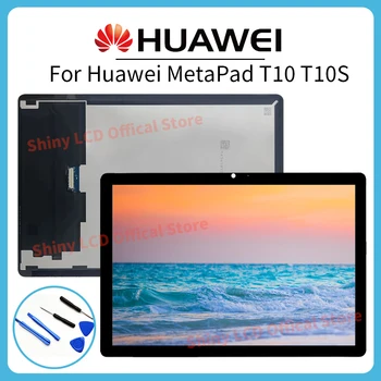 תצוגת LCD עבור Huawei MediaPad MatePad T10 T10s T 10 AGR-L09 AGR-W09 AGR-AL09 AGS3-L09 AGS3-W09 מסך מגע דיגיטלית הרכבה