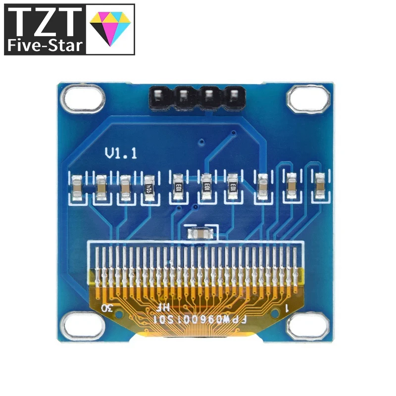 0.96 אינץ OLED 4PIN 7PIN IIC סדרתי לבן תצוגה מודול 128X64 I2C SSD1306 12864 מסך LCD לוח Arduino