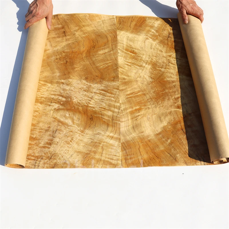 טבעי אמיתי Nanmu התאמת עץ פורניר רהיטים גיבוי Kraftpaper חשבתי על 60 ס 