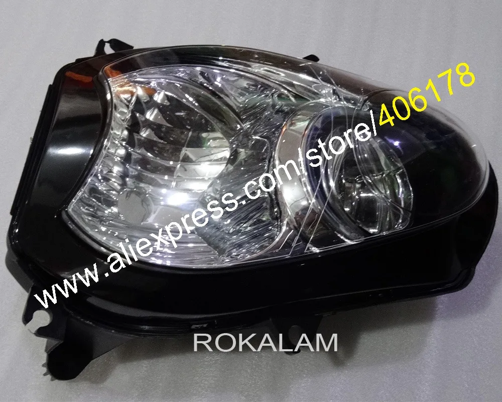 מכירות חמות,קדמי פנס פנס עבור סוזוקי GSXR1300 הייבוסה GSX-R1300 1999-2007 אופנוע ראש תאורה מנורת הרכבה חלקים