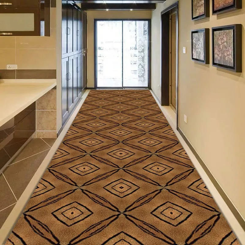 ריס ונטולת מוך שטיחים על הרצפה שטיחים במסדרון עיצוב מסדרון מעבר מסיבת קזינו מודפס נמר, נמר פרווה שאגי דפוס