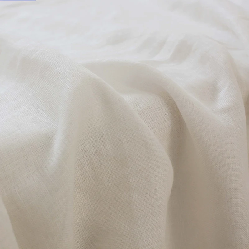 שכבה כפולה של 100% פשתן טהור שמיכה נוחה, שמיכה רכה, כיסוי מיטה בצבע אחיד משרד תכליתי נסיעות שמיכה